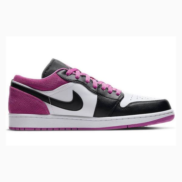 Nike Low SE Active Fuchsia Spor Ayakkabı Air Jordan 1 Erkek Mor | JD-813SW