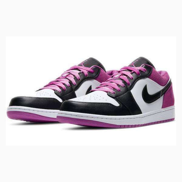 Nike Low SE Active Fuchsia Spor Ayakkabı Air Jordan 1 Erkek Mor | JD-813SW