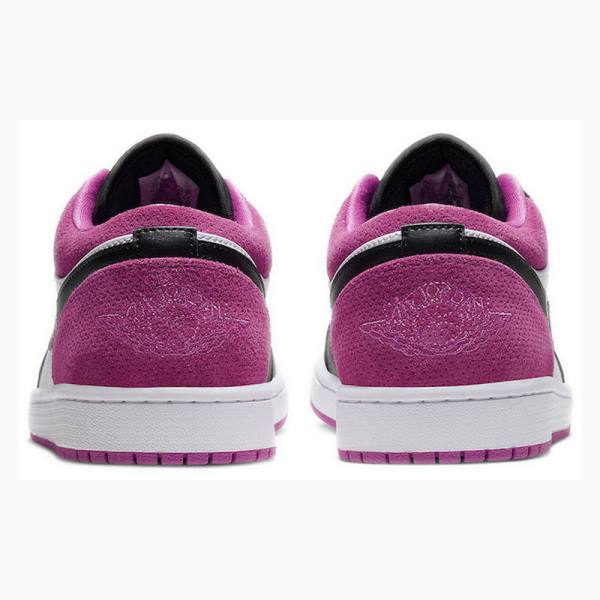 Nike Low SE Active Fuchsia Spor Ayakkabı Air Jordan 1 Erkek Mor | JD-813SW