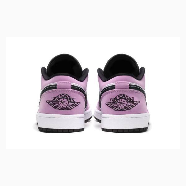 Nike Low SE 'Light Purple' Spor Ayakkabı Air Jordan 1 Erkek Mor Siyah | JD-035MJ