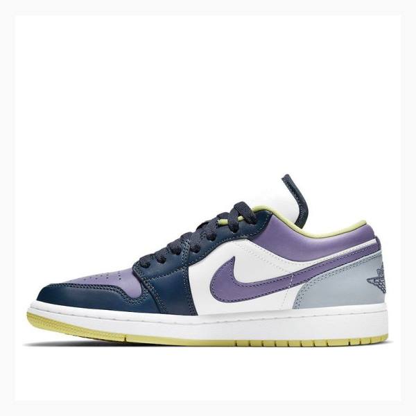 Nike Low SE Mismatched - Purple Magenta Spor Ayakkabı Air Jordan 1 Kadın Renkli | JD-647HU