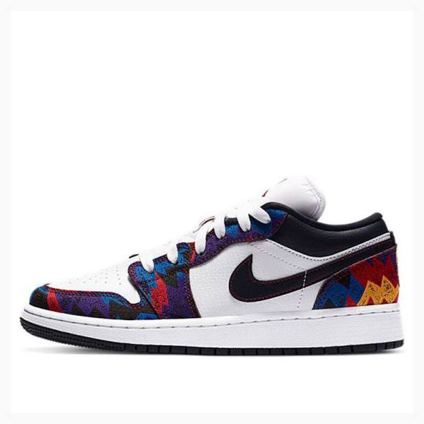 Nike Low SE \'Nothing But Net\' Spor Ayakkabı Air Jordan 1 Erkek Renkli | JD-641JL