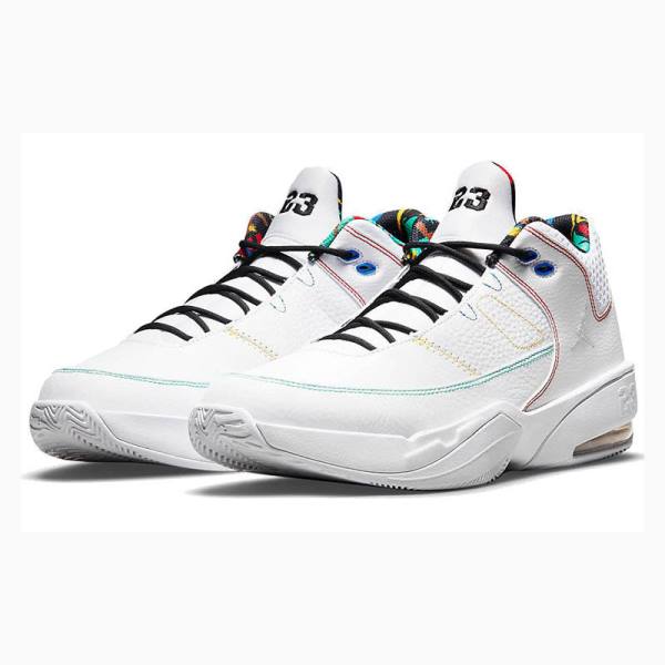 Nike Max Aura 3 Basketbol Ayakkabısı Air Jordan Erkek Beyaz Siyah Kırmızı | JD-510TG