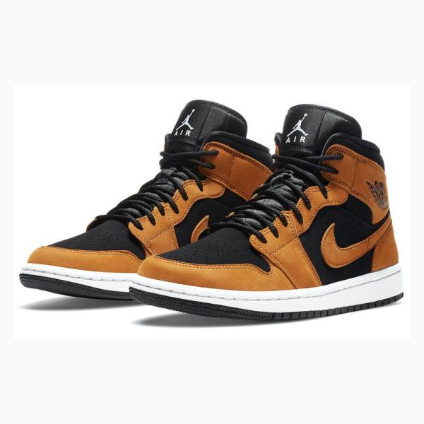 Nike Mid Cut SE Desert Ochre Basketbol Ayakkabısı Air Jordan 1 Kadın Kahverengi | JD-931GR