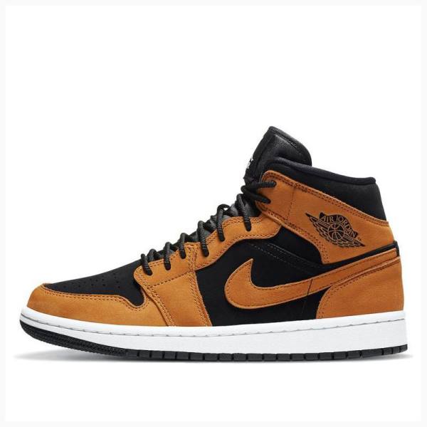 Nike Mid Cut SE Desert Ochre Basketbol Ayakkabısı Air Jordan 1 Kadın Kahverengi | JD-931GR