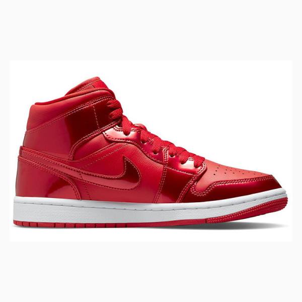 Nike Mid Cut SE Pomegranate Basketbol Ayakkabısı Air Jordan 1 Kadın Kırmızı | JD-520LZ