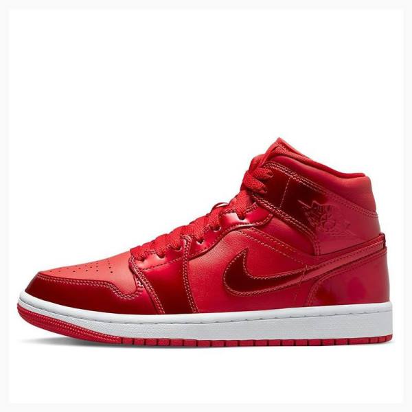 Nike Mid Cut SE Pomegranate Basketbol Ayakkabısı Air Jordan 1 Kadın Kırmızı | JD-520LZ