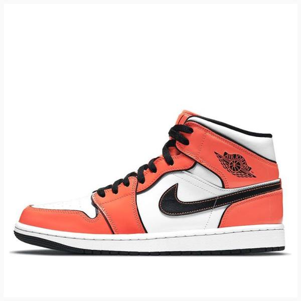 Nike Mid Cut SE Turf Basketbol Ayakkabısı Air Jordan 1 Erkek Turuncu | JD-423VL