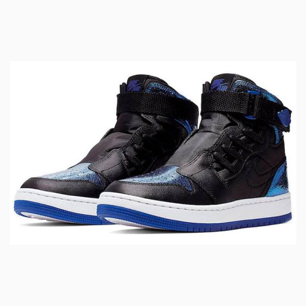 Nike Nova XX Game Royal Basketbol Ayakkabısı Air Jordan 1 Kadın Siyah Mavi | JD-618JT