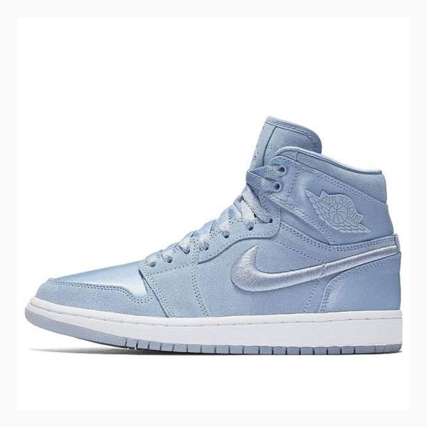 Nike RET High SOH Hydrogen Blue Basketbol Ayakkabısı Air Jordan 1 Kadın Mavi | JD-164GJ