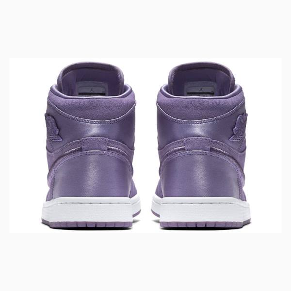 Nike RET High SOH PURPLE EARTH/White-METALLIC GOLD Basketbol Ayakkabısı Air Jordan 1 Kadın Mor | JD-743FB