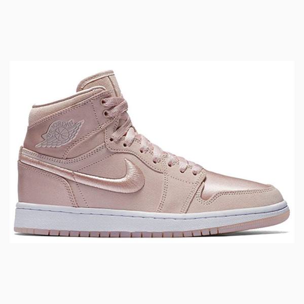 Nike RET High SOH Silt Basketbol Ayakkabısı Air Jordan 1 Kadın Pembe | JD-235WX