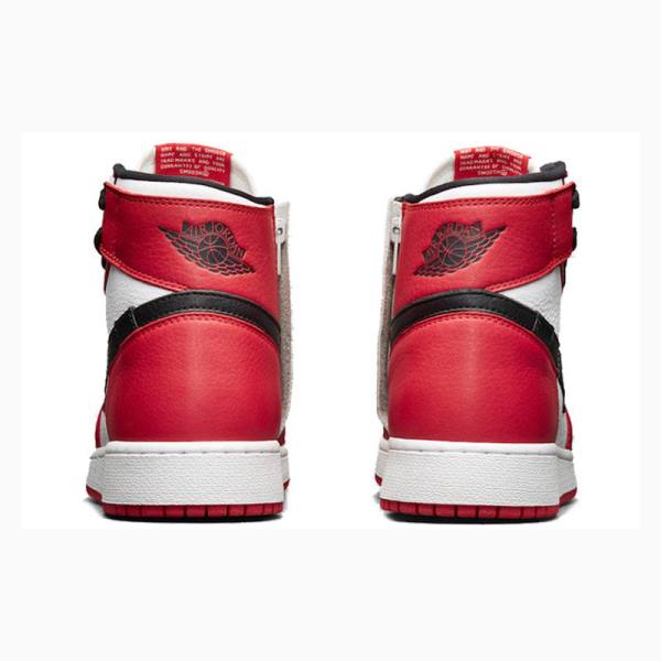 Nike Rebel XX OG Chicago Basketbol Ayakkabısı Air Jordan 1 Kadın Beyaz Kırmızı Siyah | JD-485DJ