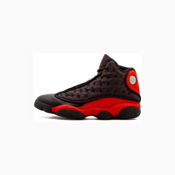 Nike Retro 414571010 Basketbol Ayakkabısı Air Jordan 13 Kadın Siyah Kırmızı | JD-914BH