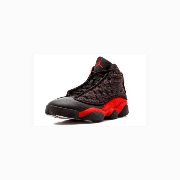 Nike Retro 414571010 Basketbol Ayakkabısı Air Jordan 13 Kadın Siyah Kırmızı | JD-914BH