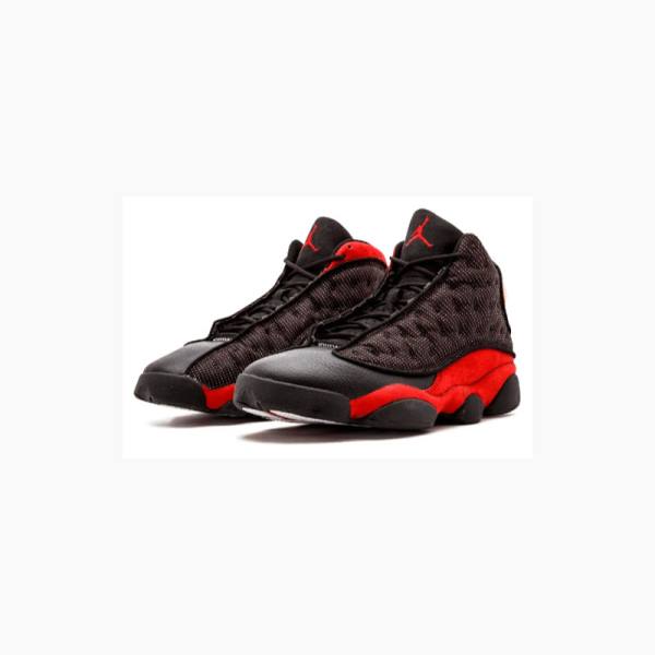 Nike Retro 414571010 Basketbol Ayakkabısı Air Jordan 13 Kadın Siyah Kırmızı | JD-914BH