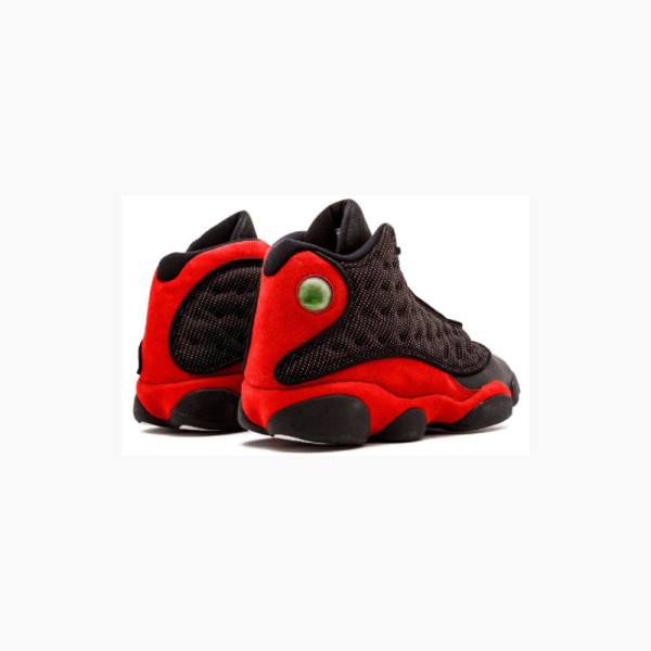 Nike Retro 414571010 Basketbol Ayakkabısı Air Jordan 13 Kadın Siyah Kırmızı | JD-914BH