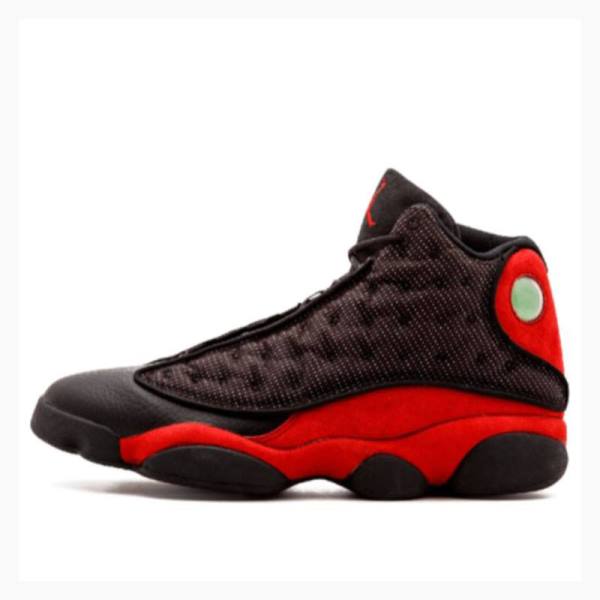 Nike Retro 414571010 Basketbol Ayakkabısı Air Jordan 13 Kadın Siyah Kırmızı | JD-914BH