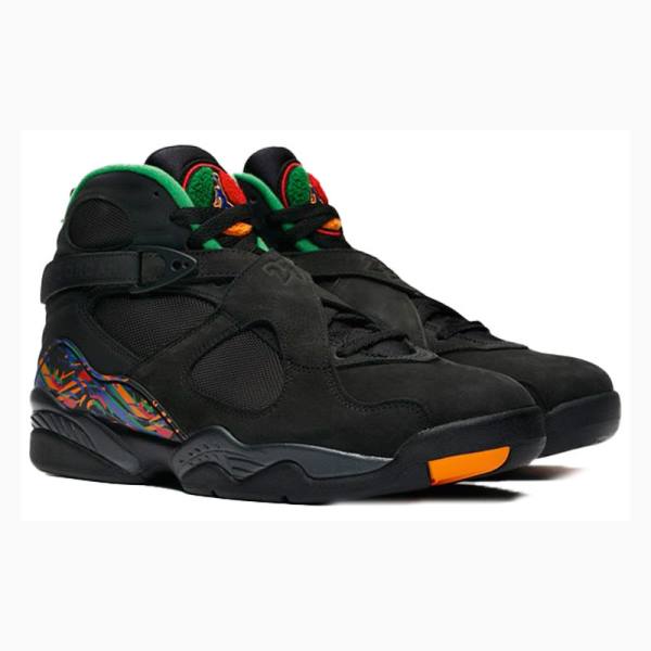 Nike Retro Air Raid Basketbol Ayakkabısı Air Jordan 8 Erkek Siyah Turuncu | JD-925IX