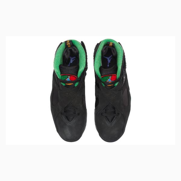 Nike Retro Air Raid Basketbol Ayakkabısı Air Jordan 8 Erkek Siyah Turuncu | JD-925IX