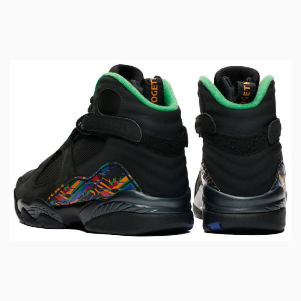 Nike Retro Air Raid Basketbol Ayakkabısı Air Jordan 8 Erkek Siyah Turuncu | JD-925IX