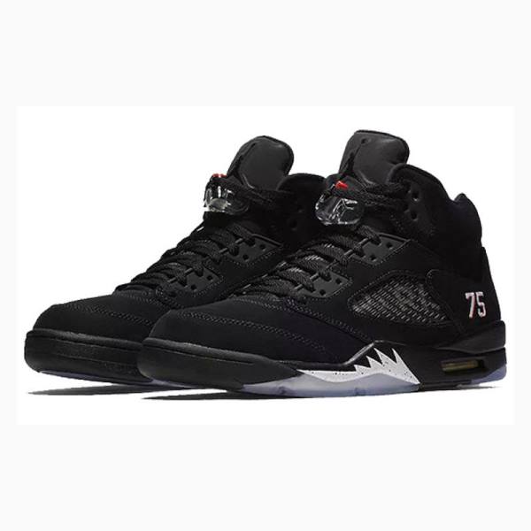 Nike Retro BCFC PSG Paris Saint-Germain Basketbol Ayakkabısı Air Jordan 5 Erkek Siyah | JD-984IW