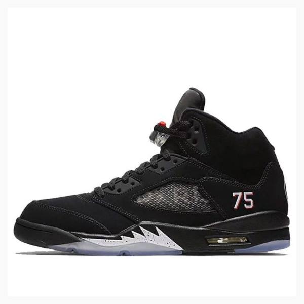 Nike Retro BCFC PSG Paris Saint-Germain Basketbol Ayakkabısı Air Jordan 5 Erkek Siyah | JD-984IW