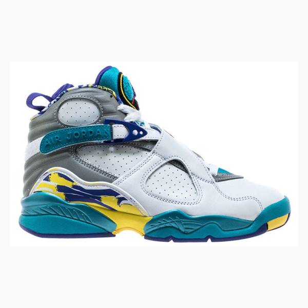 Nike Retro Basketbol Ayakkabısı Air Jordan 8 Kadın Beyaz | JD-041HV