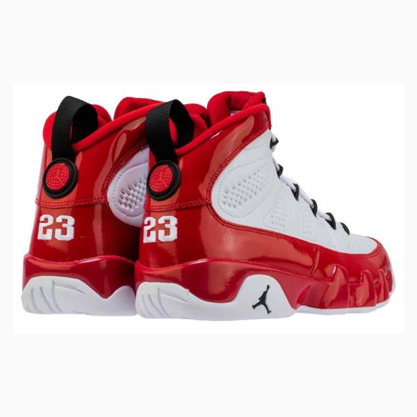 Nike Retro Basketbol Ayakkabısı Air Jordan 9 Erkek Beyaz Kırmızı | JD-137KR