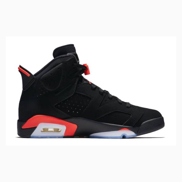 Nike Retro Black Infrared Basketbol Ayakkabısı Air Jordan 6 Erkek Siyah Kırmızı | JD-017WX