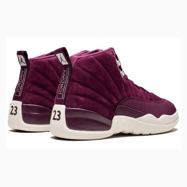 Nike Retro Bordeaux Basketbol Ayakkabısı Air Jordan 12 Erkek Pembe | JD-648LQ