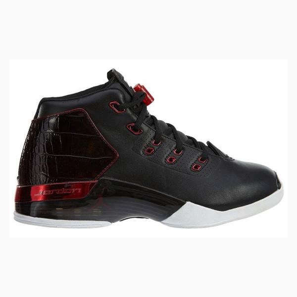 Nike Retro Bulls Basketbol Ayakkabısı Air Jordan 17 Erkek Siyah Kırmızı | JD-148UB