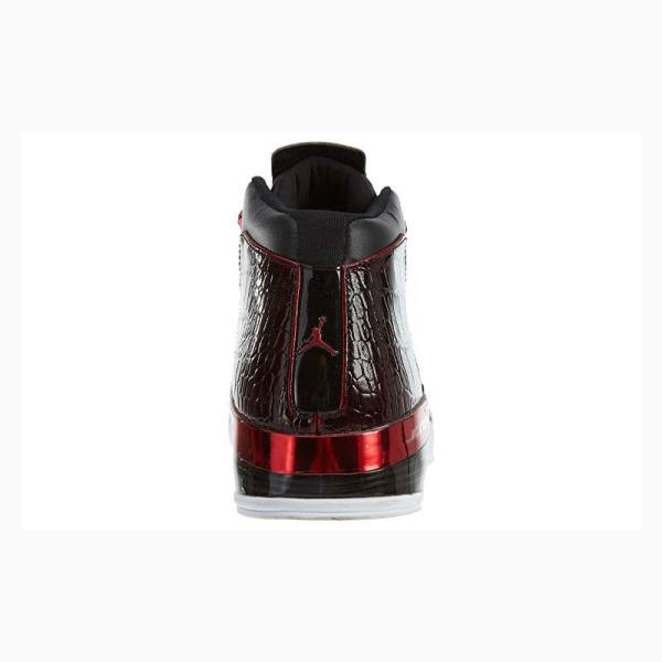 Nike Retro Bulls Basketbol Ayakkabısı Air Jordan 17 Erkek Siyah Kırmızı | JD-148UB