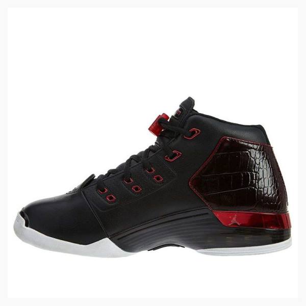 Nike Retro Bulls Basketbol Ayakkabısı Air Jordan 17 Erkek Siyah Kırmızı | JD-148UB