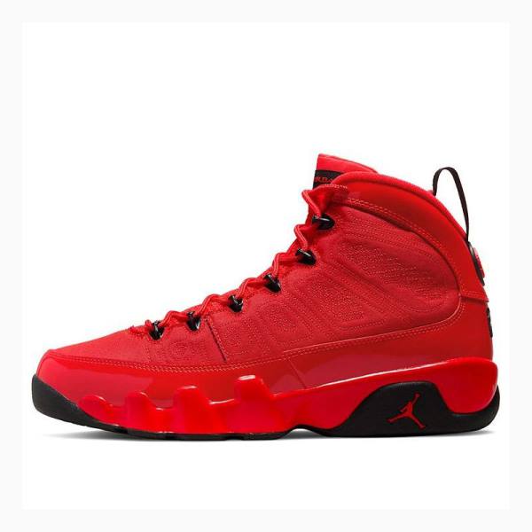 Nike Retro Chile Red Basketbol Ayakkabısı Air Jordan 9 Erkek Kırmızı Siyah | JD-487WZ