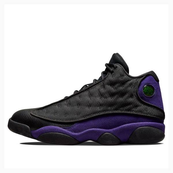 Nike Retro Court Basketbol Ayakkabısı Air Jordan 13 Erkek Mor Siyah | JD-371PU