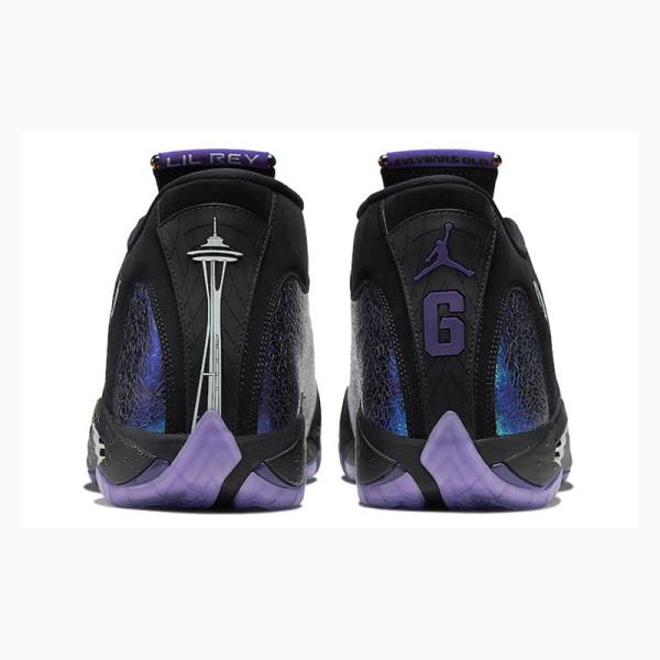 Nike Retro DB 'Doernbecher' 2019 Basketbol Ayakkabısı Air Jordan 14 Erkek Siyah Mor | JD-256UF