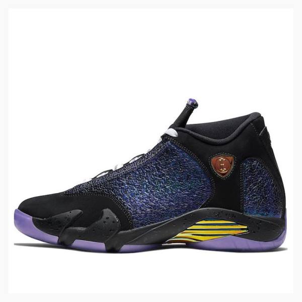 Nike Retro DB \'Doernbecher\' 2019 Basketbol Ayakkabısı Air Jordan 14 Erkek Siyah Mor | JD-256UF