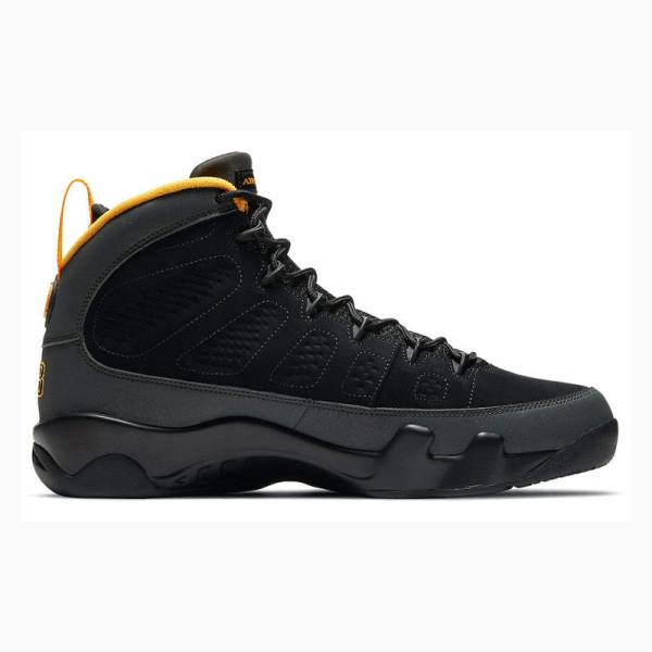 Nike Retro Dark Charcoal Basketbol Ayakkabısı Air Jordan 9 Erkek Siyah | JD-485SR