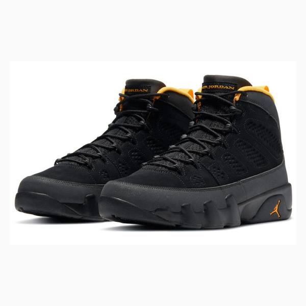 Nike Retro Dark Charcoal Basketbol Ayakkabısı Air Jordan 9 Erkek Siyah | JD-485SR