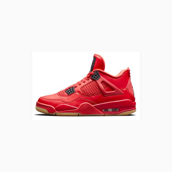 Nike Retro Fire Basketbol Ayakkabısı Air Jordan 4 Kadın Kırmızı | JD-718MK