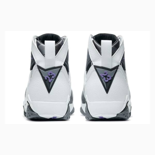 Nike Retro Flint Basketbol Ayakkabısı Air Jordan 7 Erkek Beyaz Gri | JD-497ME