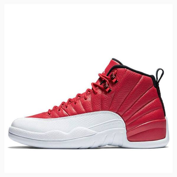 Nike Retro Gym Basketbol Ayakkabısı Air Jordan 12 Erkek Kırmızı Beyaz | JD-573BK