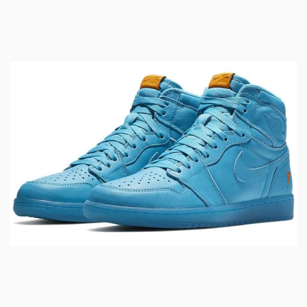 Nike Retro HI OG G8RD Gatorade Basketbol Ayakkabısı Air Jordan 1 Erkek Mavi | JD-279ZP