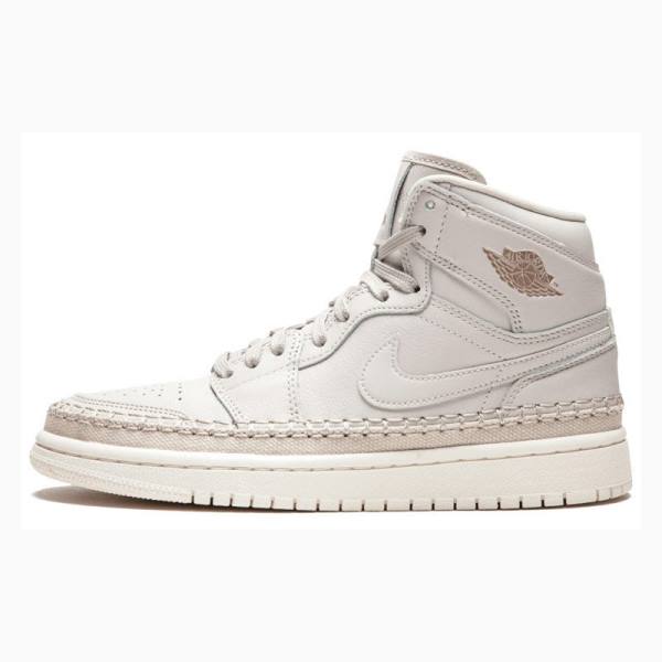 Nike Retro HI PRM Desert Sand Basketbol Ayakkabısı Air Jordan 1 Kadın Bej Rengi | JD-504GR