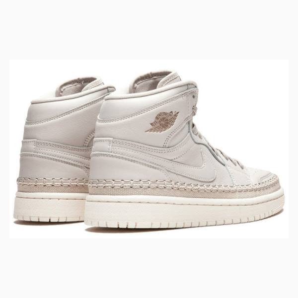 Nike Retro HI PRM Desert Sand Basketbol Ayakkabısı Air Jordan 1 Kadın Bej Rengi | JD-504GR