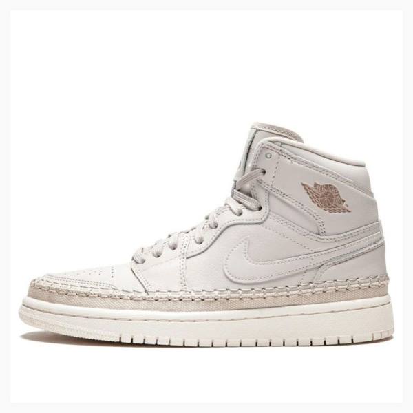 Nike Retro HI PRM Desert Sand Basketbol Ayakkabısı Air Jordan 1 Kadın Bej Rengi | JD-504GR