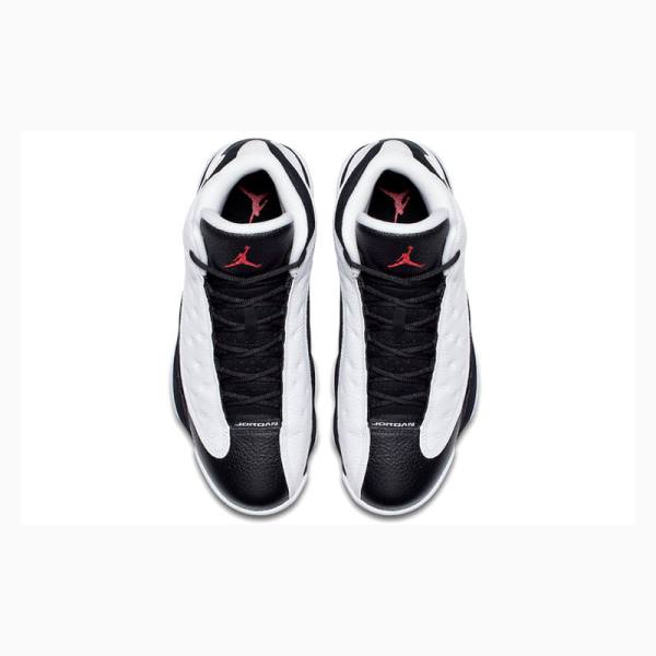 Nike Retro He Got Game 2018 Basketbol Ayakkabısı Air Jordan 13 Erkek Beyaz Siyah | JD-802SL