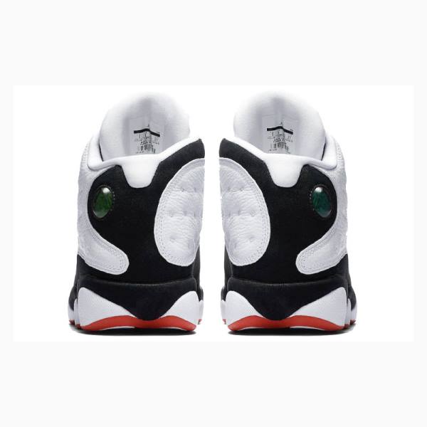 Nike Retro He Got Game 2018 Basketbol Ayakkabısı Air Jordan 13 Erkek Beyaz Siyah | JD-802SL