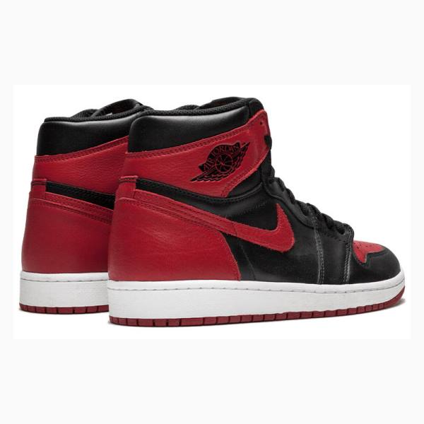 Nike Retro High OG Banned Basketbol Ayakkabısı Air Jordan 1 Erkek Kırmızı Siyah | JD-468RA